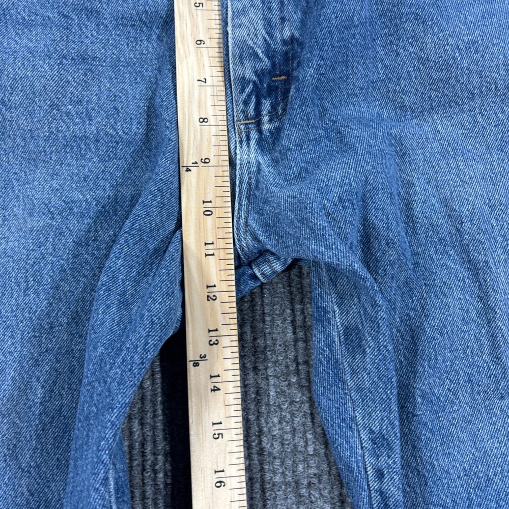 Wrangler Regular Fit Jeans Mens 36x30 Blue Medium Wash Denim 96501DS - Picture 4 of 11